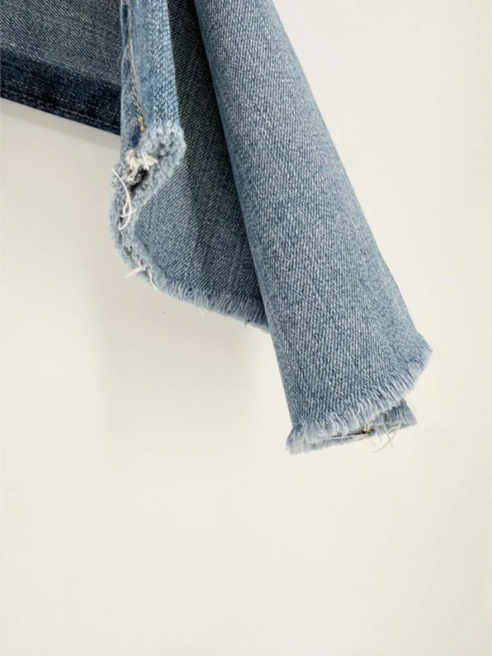 AG Adriano Goldschmied The Mari High Rise Straight Jean Raw Hem 2-Tone 28R - Picture 5 of 11
